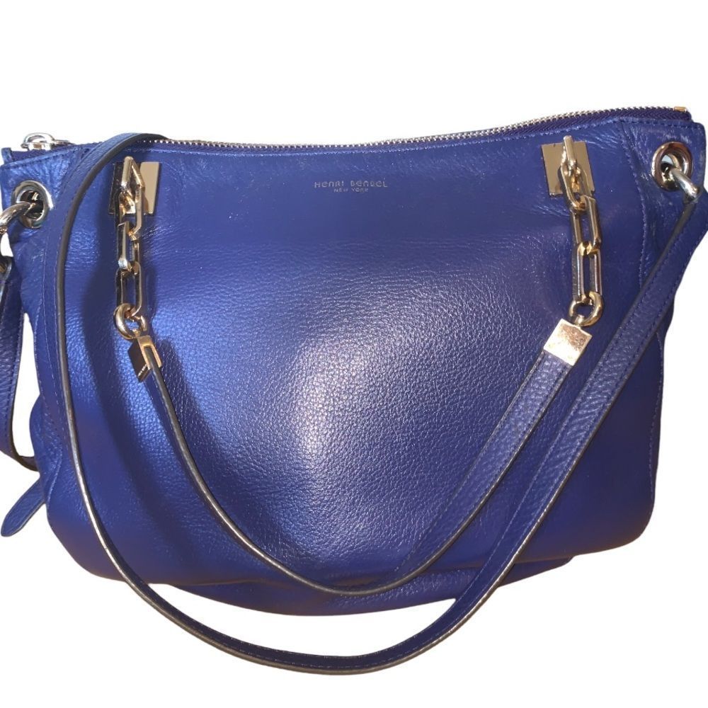 Henri Bendel Soho Messenger Blue